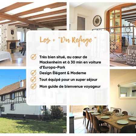 Vila Le Refuge "Domaine Harmonieux" 30 Min Europa-Park Mackenheim Exteriér fotografie