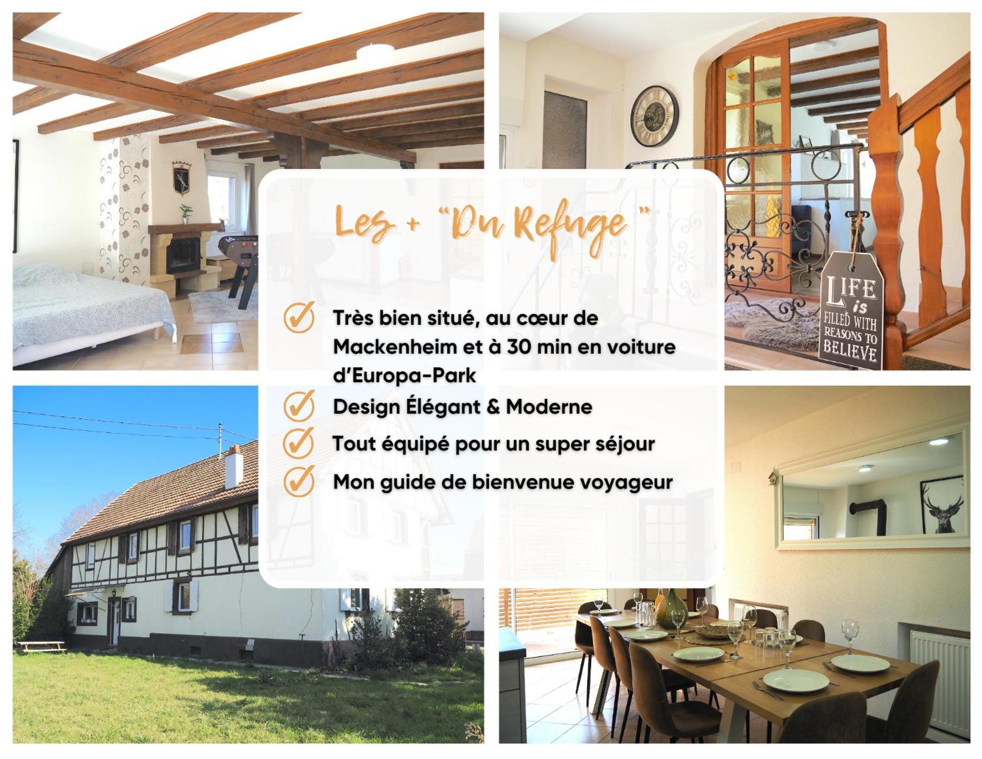 Vila Le Refuge "Domaine Harmonieux" 30 Min Europa-Park Mackenheim Exteriér fotografie
